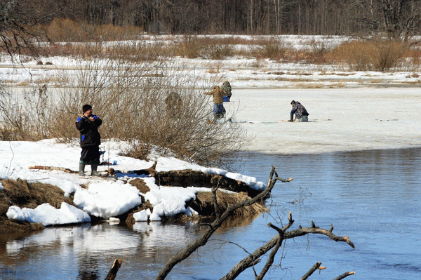 Рыбалка в марте