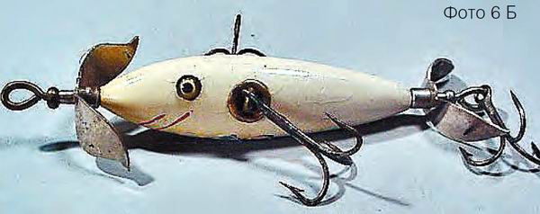 Heddon, 3 Belly weight underwater minnow 1904 год