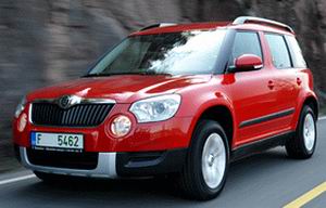 Автомобиль для рыбалки Skoda Yeti 4x4